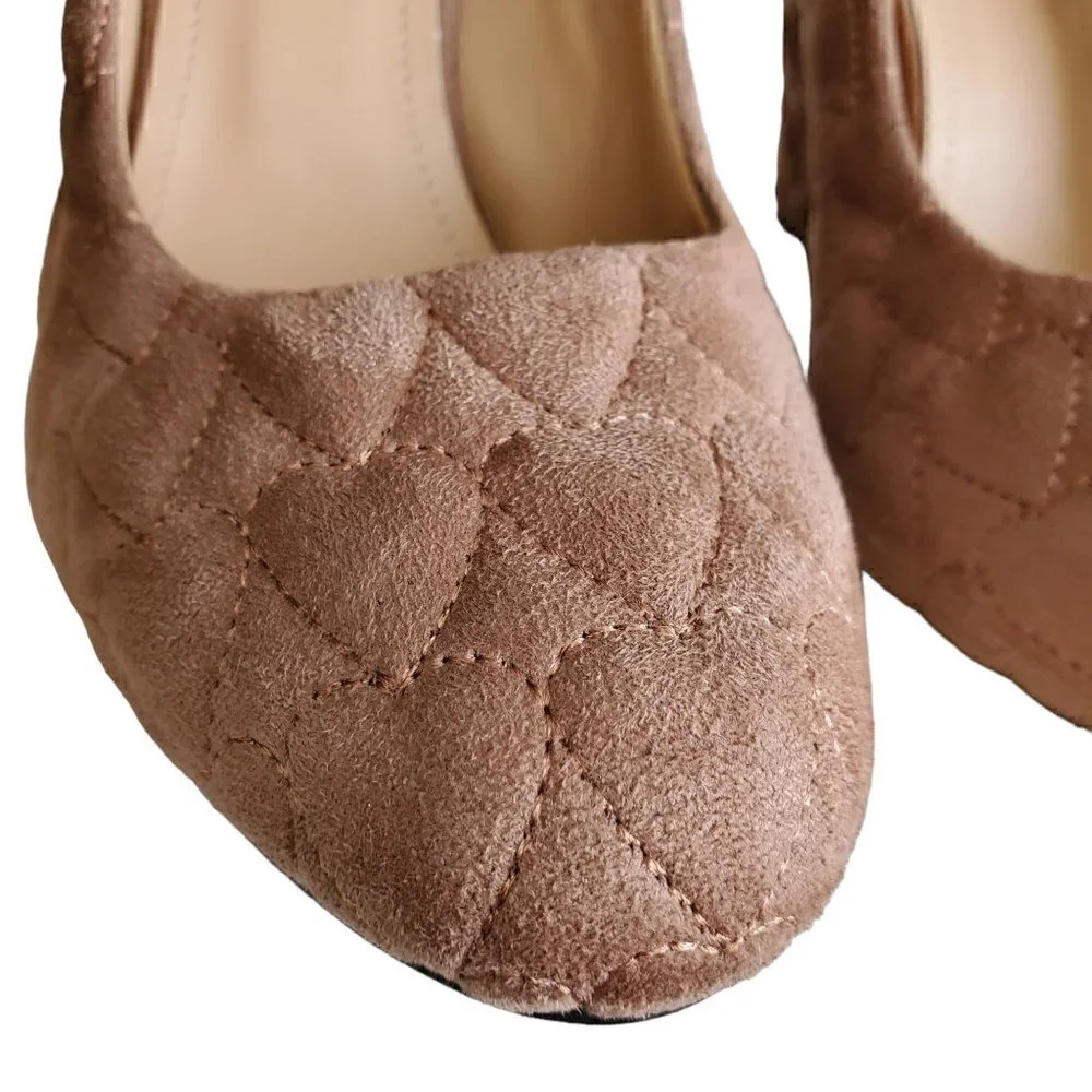 Herstyle taupe wedged